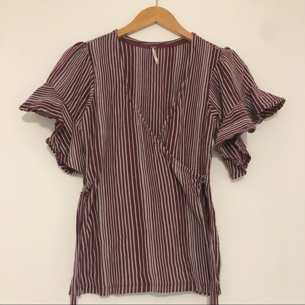Free People Wrap Top - Picture 4 of 6